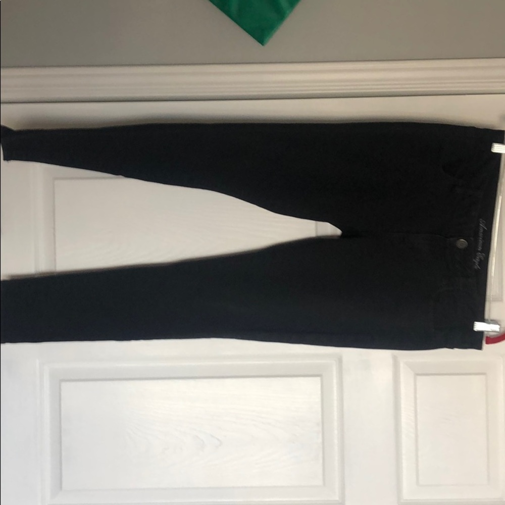 American eagle black jeggings (short)
